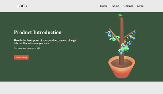 3D Website Theme - Tree